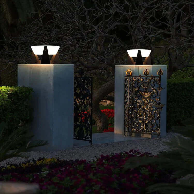 Outdoor Solar Garden Light 27cm Cool White