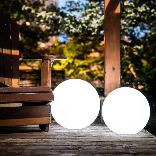 Spherical LED Garden Light with Remote