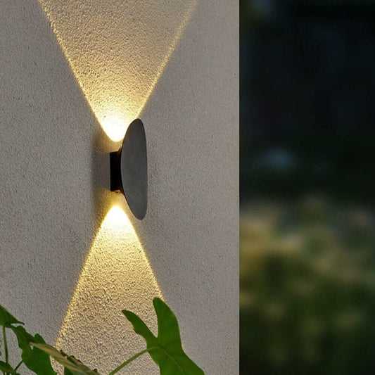 Modern Outdoor LED Wall Light - Oval & Rectangle