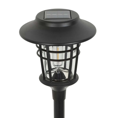 Solar Garden Lights Set of 6 Outdoor Torch Lamps