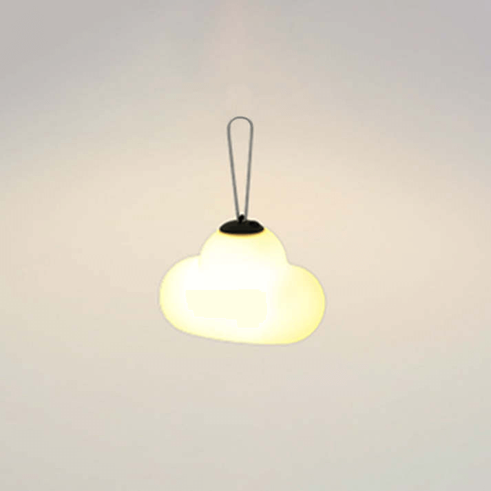 Outdoor LED Cloud Hanging Lamp, IP65 Waterproof, Warm White