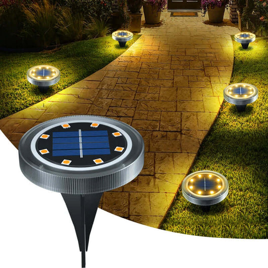 Solar Garden Lights, Outdoor LED, Waterproof (4-Pack)